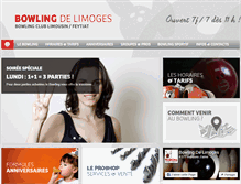 Tablet Screenshot of limogesbowling.fr